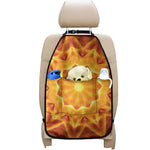 Flame Kaleidoscope Print Car Seat Organizers