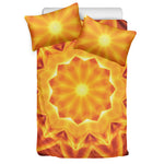Flame Kaleidoscope Print Duvet Cover Bedding Set