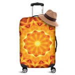 Flame Kaleidoscope Print Luggage Cover