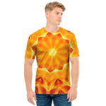Flame Kaleidoscope Print Men's T-Shirt