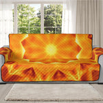 Flame Kaleidoscope Print Oversized Sofa Protector