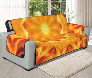 Flame Kaleidoscope Print Oversized Sofa Protector