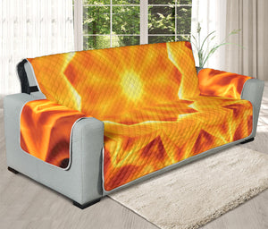 Flame Kaleidoscope Print Oversized Sofa Protector