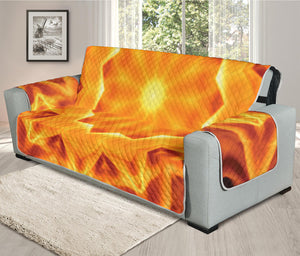 Flame Kaleidoscope Print Oversized Sofa Protector