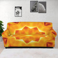 Flame Kaleidoscope Print Sofa Cover