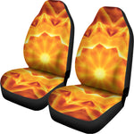 Flame Kaleidoscope Print Universal Fit Car Seat Covers
