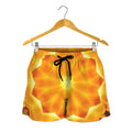 Flame Kaleidoscope Print Women's Shorts