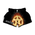Flame Pentagram Print Muay Thai Boxing Shorts