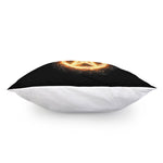 Flame Pentagram Print Pillow Cover