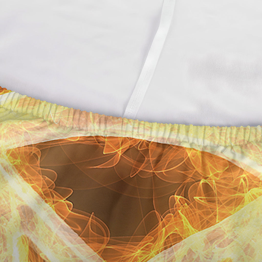 Flame Pentagram Print Sofa Cover