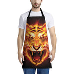 Flame Tiger Print Apron