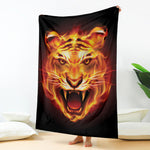 Flame Tiger Print Blanket