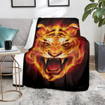 Flame Tiger Print Blanket