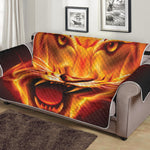 Flame Tiger Print Sofa Protector