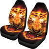 Flame Tiger Print Universal Fit Car Seat Covers