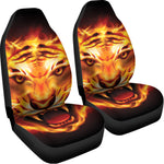 Flame Tiger Print Universal Fit Car Seat Covers