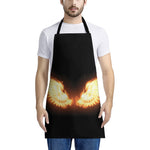 Flame Wings Print Apron