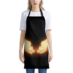 Flame Wings Print Apron
