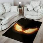 Flame Wings Print Area Rug