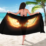 Flame Wings Print Beach Sarong Wrap