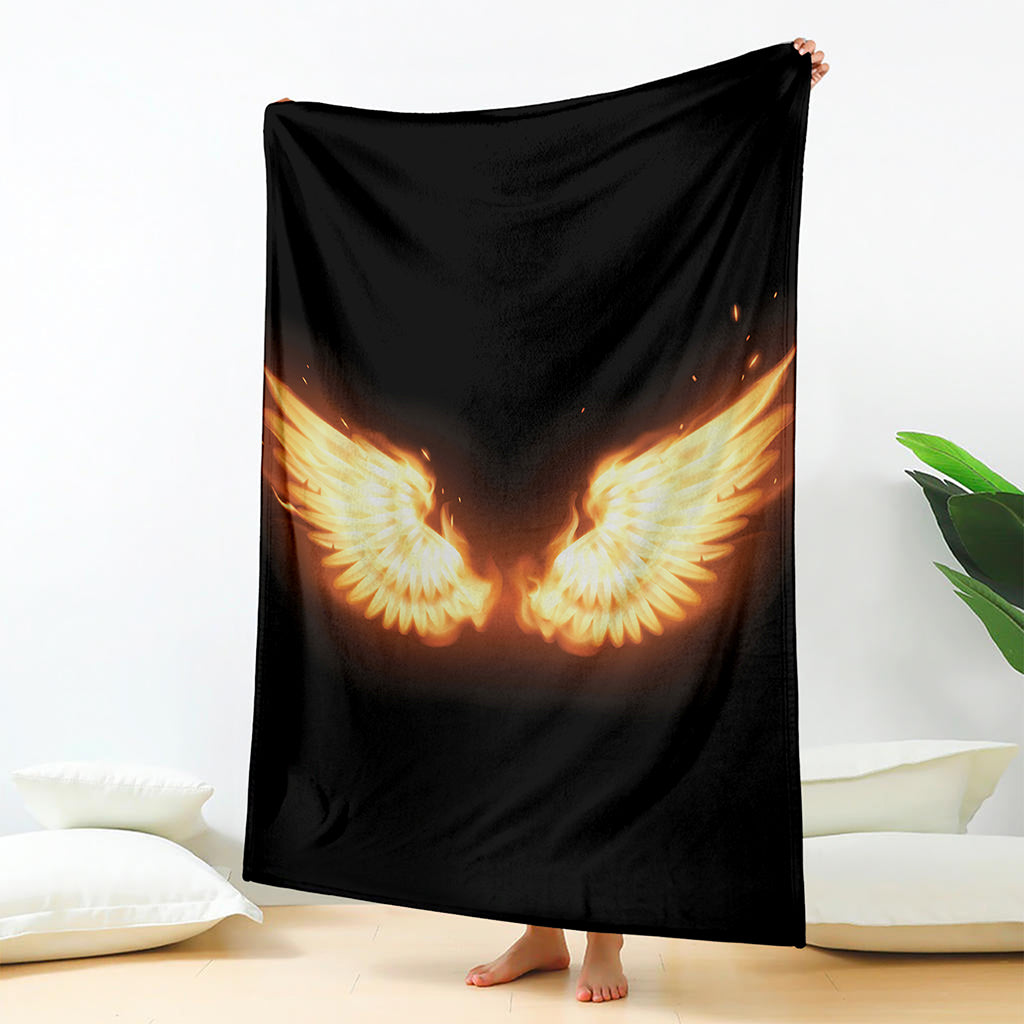 Flame Wings Print Blanket