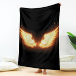 Flame Wings Print Blanket