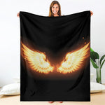 Flame Wings Print Blanket