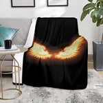 Flame Wings Print Blanket