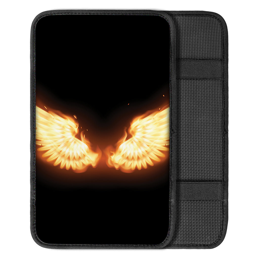 Flame Wings Print Car Center Console Cover