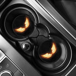 Flame Wings Print Car Coasters