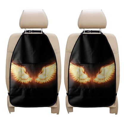 Flame Wings Print Car Seat Organizers