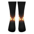 Flame Wings Print Crew Socks