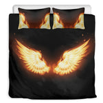 Flame Wings Print Duvet Cover Bedding Set
