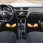 Flame Wings Print Front and Back Car Floor Mats