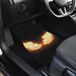 Flame Wings Print Front and Back Car Floor Mats