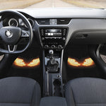 Flame Wings Print Front Car Floor Mats