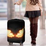 Flame Wings Print Luggage Cover
