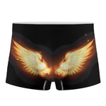 Flame Wings Print Men's Boxer Briefs