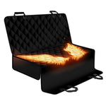 Flame Wings Print Pet Car Back Seat Cover