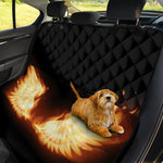 Flame Wings Print Pet Car Back Seat Cover
