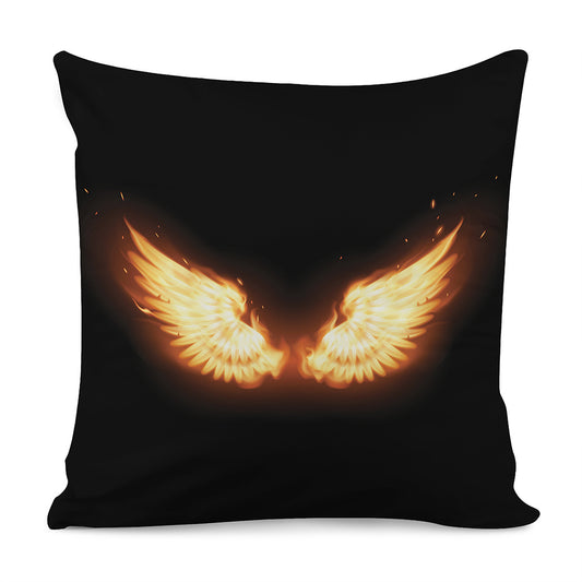 Flame Wings Print Pillow Cover