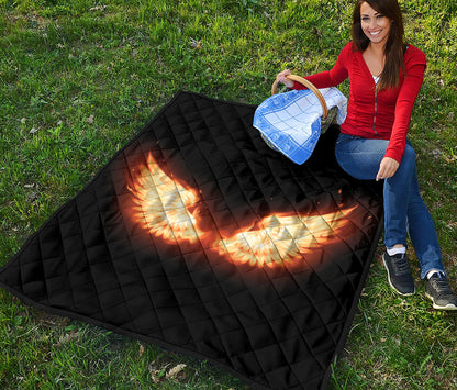 Flame Wings Print Quilt