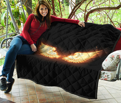 Flame Wings Print Quilt