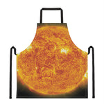 Flaming Sun Print Apron