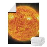 Flaming Sun Print Blanket