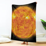 Flaming Sun Print Blanket