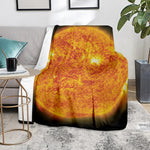 Flaming Sun Print Blanket