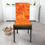 Flaming Sun Print Dining Chair Slipcover