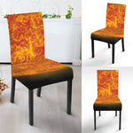 Flaming Sun Print Dining Chair Slipcover