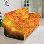 Flaming Sun Print Sofa Cover